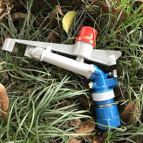 1 Inch Impact Sprinkler 360 ° Adjustable Irrigation Spray Zinc Alloy Tool Agriculture， Lawns， Irrigation， And Green Belts