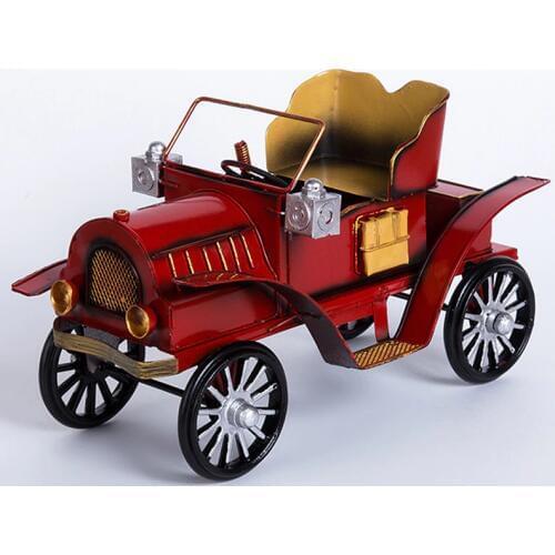 Retro vintage car handmade antique ornaments model Home Furnishing entrance cafe bar study clothing store decoration