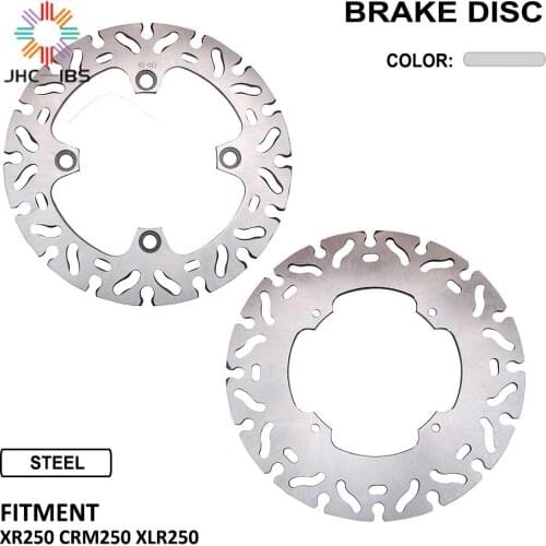 Motorcycle Stainless Steel Front And Rear Brake Disc Rotor For HONDA XR250 CRM250 XLR250 XR CRM XLR 250 Motocross