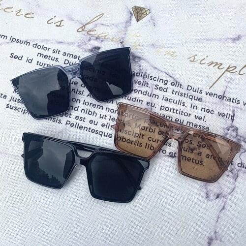 Oversize Square Sunglasses Women Fashion Retro Gradient Sun Glasses Men Women Big Frame Glasses Vintage Eyewear UV400