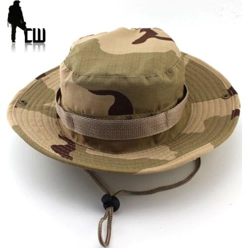 Tactical Airsoft Sniper Camouflage Boonie Hats Nepalese Cap Militares Army Mens American Military Accessories Hike A-tacs FG
