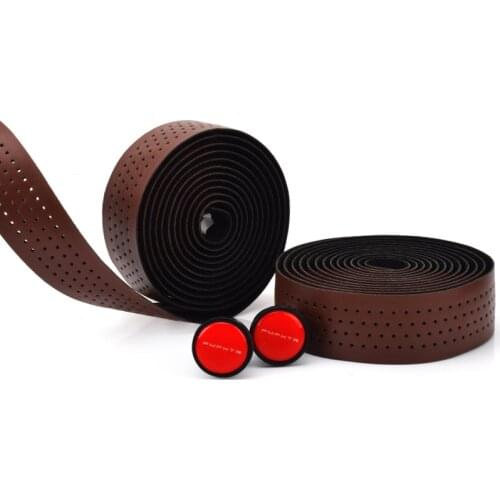 Bike Handlebar Straps Riding Equipment Bicycle EVA Anti-skid Strap PU Leather Handlebar Strap Handle Bar Tape
