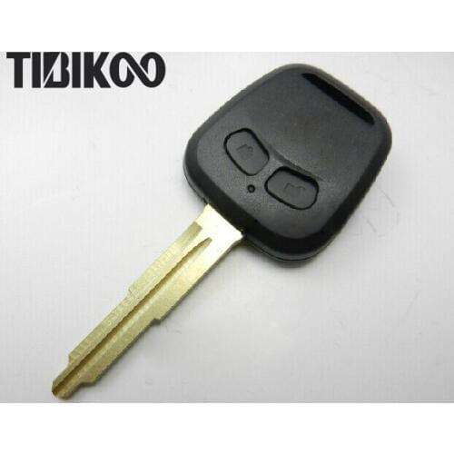 Replacement Blank Car Key Case For Mitsubishi Lancer 2 Buttons Remote Key Shell