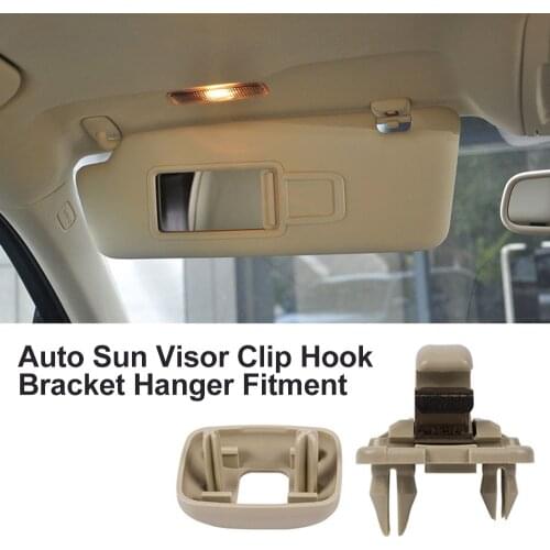 Auto Sun Visor Clip Hook Bracket Hanger replacement for Audi A1 A3 A4 A5 Q3 Q5(8E0 857 562)A7 B6 B7 B8 S4 S5