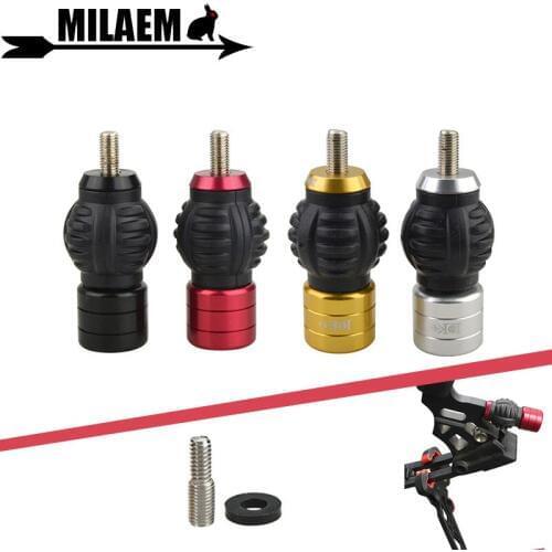 1pc Archery Compound Bow Stabilizer Aluminum Alloy Shock Absorption Rubber Damping Outdoor Compound Bow Shooting Accessories