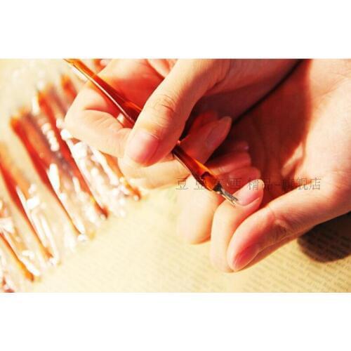 10pcs Professional Nail Cuticle Pusher Stainless Steel Cuticle Trimmer Remover Manicure Pedicure Tools