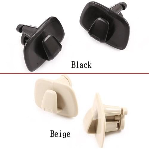 2Pcs Car ABS Interior Roof Hooks Clothes Hanger Hook Trim for Volvo V90 S90 XC40 XC60 XC90 2015-2020