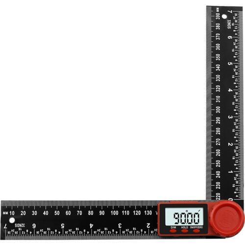 200mm Digital Protractor Inclinometer Goniometer Level Measuring Tool Electronic Angle Gauge Stainless Steel Angle Ruler