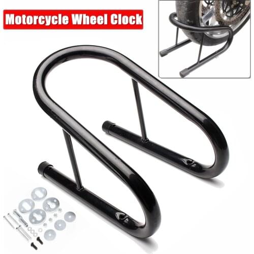 5.5'' Motorcycle Wheel Chock Stand Motocross Bike Scooter Paddock Support Frame Front Rear Tire Repairing Stand
