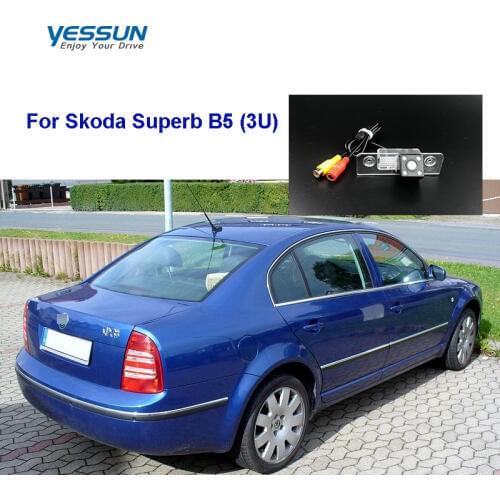 Yessun HD CCD Night Vision Car Rear View Reverse Backup Camera Waterproof For Skoda Superb B5 (3U)