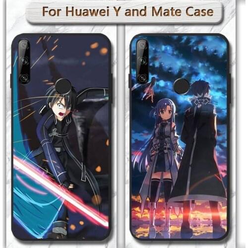 Anime Sword Art Online Phone Case Cover for huawei mate 9 10 20 30 pro lite X Y5 6 7 9 prime Enjoy 7