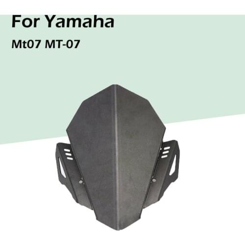For Yamaha Mt07 MT-07 2018 2019 2020 2021 Motorcycle Modified Headlight Windshield Windshield Motorcycle Fairing Accessories