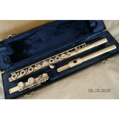 Armstrong 303 Flute Silver Head Intermediate Silver Flute with Box