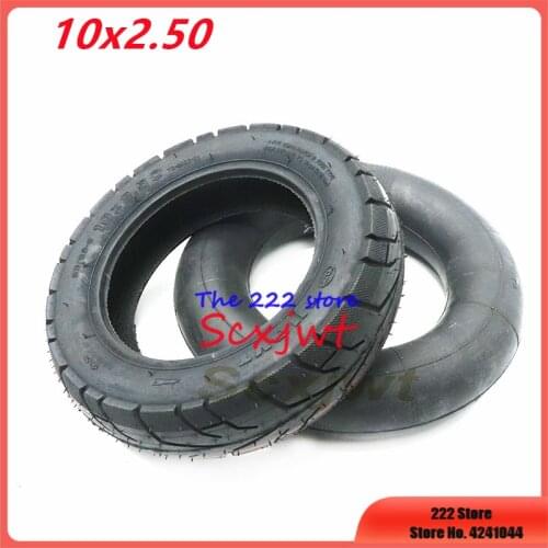 Upgraded Version 10x2.50 Wheel Tire Electric Scooter Balancing Hoverboard Tubeless Tire 10 Inch 10*2.5 Durable Vacuum Tyre