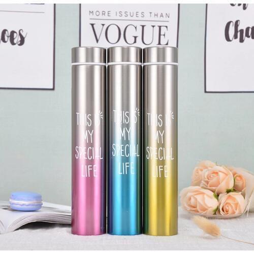 New 3 Style Colorful Sliver Water chilly Bottle coffee Tea flask thermos For Travel Summer Vacuum Flasks Wolf Thermos swig cup