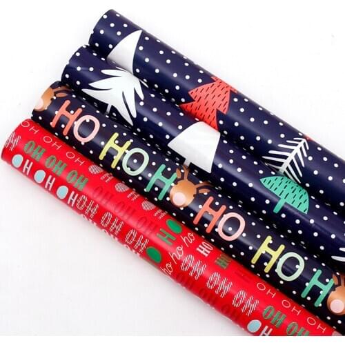 New Christmas gift wrapping paper beautiful gift box gift wrapping paper Christmas gift paper 50 * 70cm 10PCS