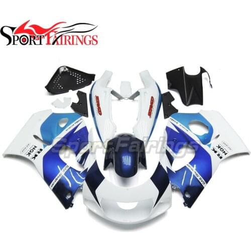 Motorcycle Fairings for Suzuki GSXR600 GSXR750 1996 1997 1998 1999 Sportbike Bodywork Plastic Compression Blue White