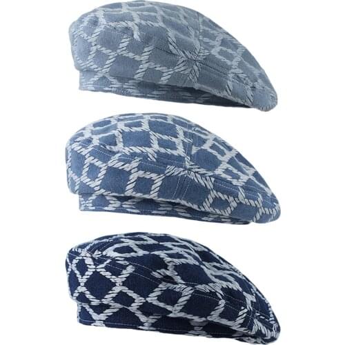 Casual Adjustable Women Beret Hat French Style Cabbie Beanie Ivy Hat Girls Travel Street Stretchy Spring Head Warmer