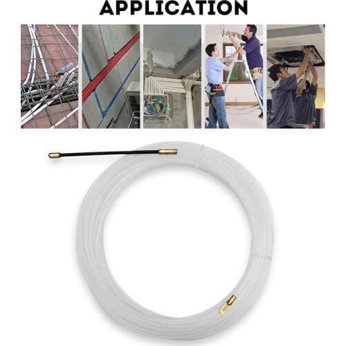 Nylon Wire Cable Electrical Fish Tape Puller Extractor Guide Device for Electrician JAN88