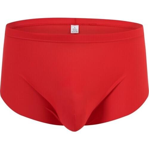 Boxer Mens Ice Dilk Underwear Sexy Solid Man Panties Fit Non Marking Homme Boxershorts European Size Male Boxers Calzoncillos