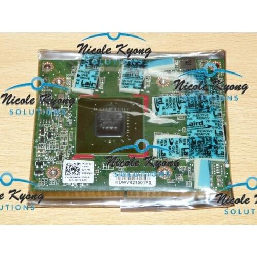 Fermi Quadro Q1000M 1000M 2G KDWV4 N12P-Q1-A1 DDR3 VGA Video Card for Dell Alienware M15X R1 R2 Precision M4600 M4800 M6600