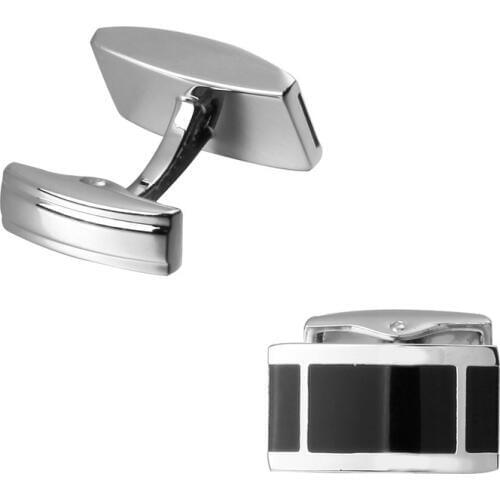 The high-end mens shirts Cufflinks brand jewelry black cufflinks, fashion design style French shirt accessories