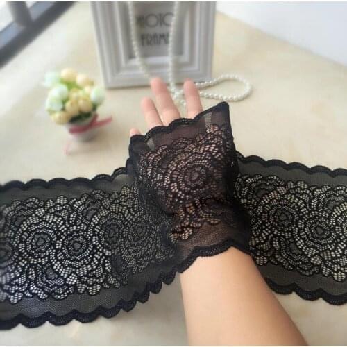 5 Yards Best Price Elastic Lace Trim Ribbon Garment Stretch Purple Lace Fabric DIY Underwear Clothing Edge Lace Accessories