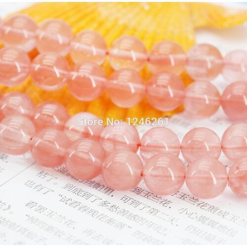 10mm Hot Sale Pink Watermelon Tourmaline Round Beads Ornaments Crafts Loose Beads Gem Stone For Necklace Bracelet Jewelry Making