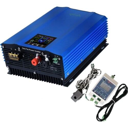 1000W Grid Tie Inverter with limiter 24V 48V 72V 96V Battery discharge Solar Panel MPPT Pure Sine Wave Grid Tie Inverter