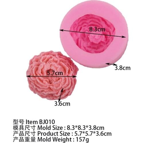 3D Flower Silicone Mold Cake Decoration Candy Mold Resin Soap Mold