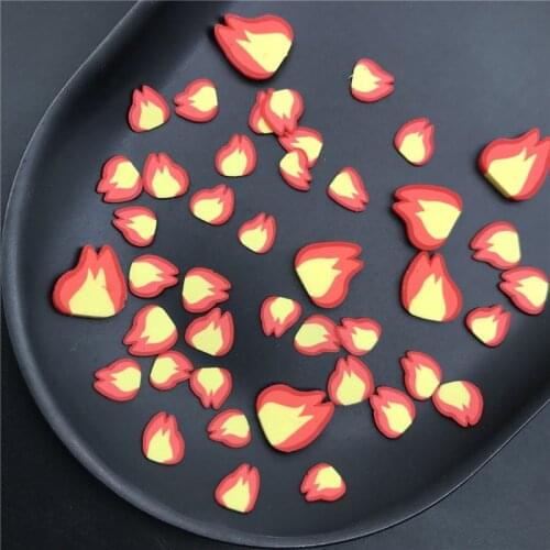 50g Flame Polymer Clay Sprinkle For Kids Diy ,Soft Clay For Craft Clay/Nail Art/Scrapbook Decoration DIY,Filler
