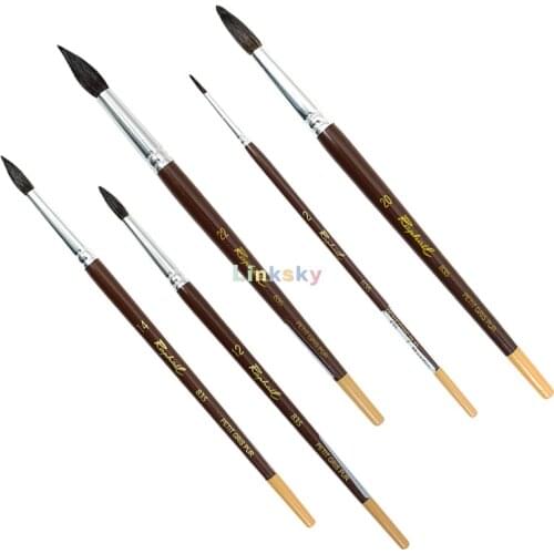 Raphael series 835 Watercolor Brush,pure Squirrel Hair,Petit- Gris Qualite,Tres Bonne Retention De La Couleur,Peinture Fluide