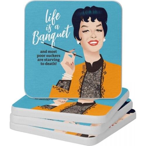 Banquet Diatomaceous Earth Square Round Shape Coaster Heat Insulation Cup Bonsai Mat Soap Toothbrush Pad Diameter 10cm