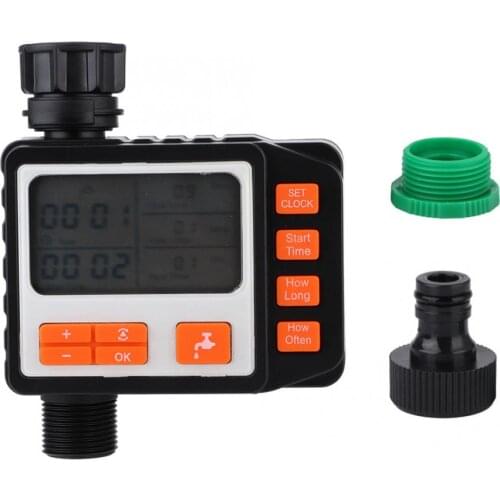 Electronic Garden Watering Timer Automatic Watering Irrigation Controller LCD Display