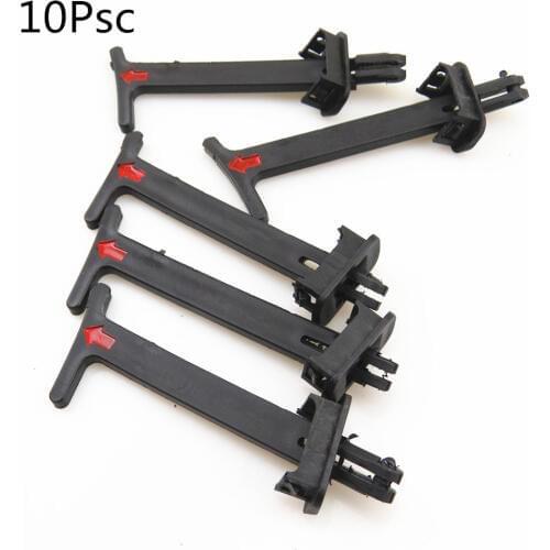 FHAWKEYEQ Qty 10 Front Grille Latch Engine Cover Hood Hook Release Pull Rod Handle New For VW Jetta MK4 Golf GTI R32 1J5823593C