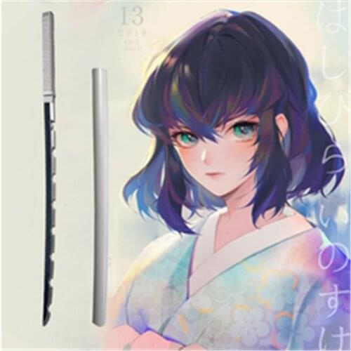 Kimetsu no Yaiba Sword Weapon Demon Slayer Hashibira Inosuke Cosplay Sword 1:1 Anime Ninja Knife PU 104cm Weapon Prop