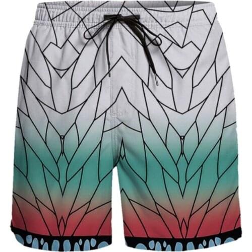 Summer Casual Shorts Breathable And Quick-drying Beach Pants Running Sports Gradient Splicing Mens Shorts Beachwear -40