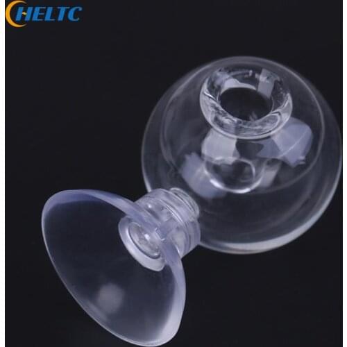 Transparent Aquarium Fish Tank Carbon Dioxide CO2 Monitor Glass Drop Ball Checker Tester