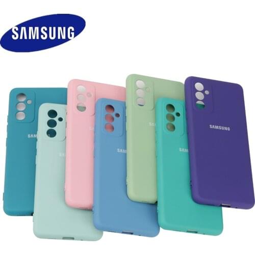 Original Samsung S21FE Soft Silicone Case Silky Touch Back Protective Shell Cover For Galaxy S21 Plus Ultra A22 A32 A42 A52 A82