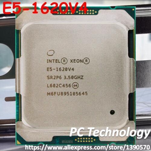 E5-1620V4 Original Intel Xeon OEM version E5 1620V4 3.50GHZ 4-Core 10MB E5-1620 V4 140W E5 1620 V4 LGA2011-3 free shipping