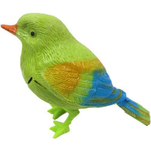 Plastic Sound Voice Control Activate Chirping Singing Bird Funny Toy Gift NSV775