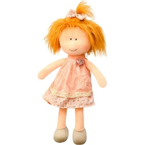 35CM Plush Toys Country Princess Doll Floral Skirt Cartoon Stuffed Girl Sleeping Dolls for kids Baby Birthday Christmas Gift Toy