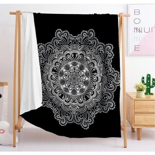 Indian pattern summer mexican pink luxury animal crossing fabricfuzzy blanket for bed custom photo weighted tapestry throw