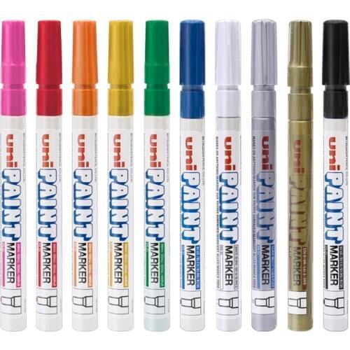 12 pcs Japan PX-21 paint pen fine head touch up pen tire pen graffiti pen high light painting pen signature pen