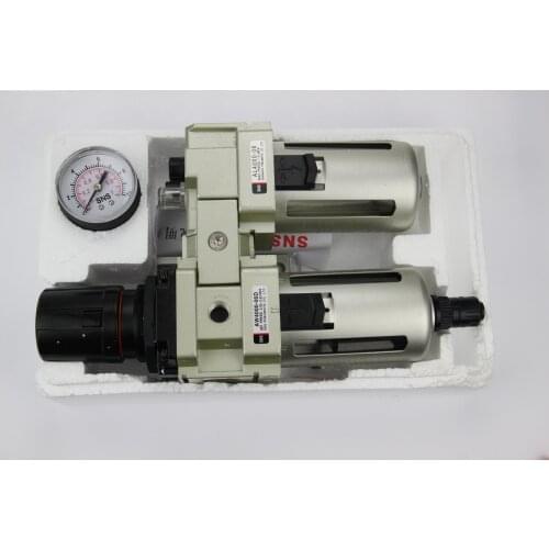 SMC type AC4010-06D 3/4''PT Air Filter Combination F.R.L unit AC series (two union) SNS compressure drain (AW4000-06D+AL4000)