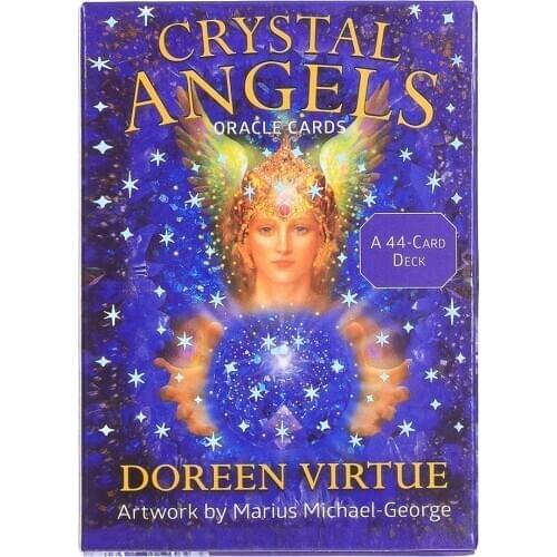 44 Pcs Oracle Crystal Angels oracle cards Oracle Card Board Deck Games Palying Cards For Party Game