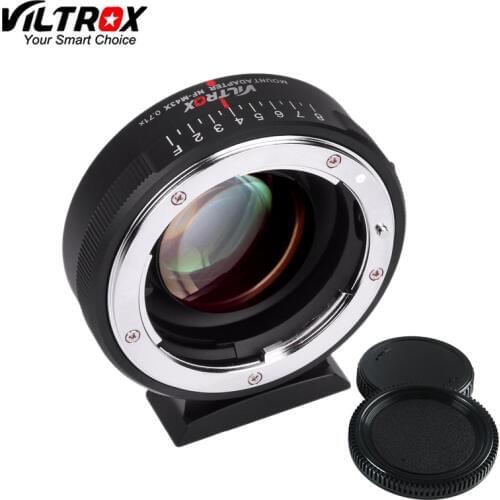 Viltrox NF-M43X Focal Reducer Speed Booster Adapter Turbo w/ Aperture for Nikon Lens to M4/3 camera GH4 GH5GK GH85GK GF7GK GX7