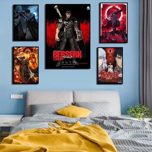 High Definition Berserk Poster Japan Anime Art SilkWall Decor Prints