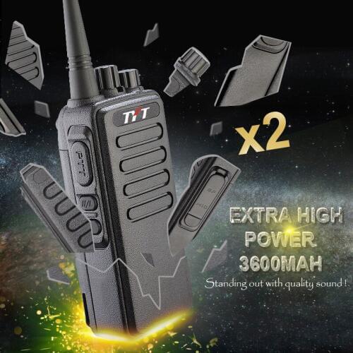 2PCS 10W Max Long Distance UHF 2 Way Radio TYT TH-3000A Scrambler 3600MAH Battery Capacity TC-3000A Walkie Talkie
