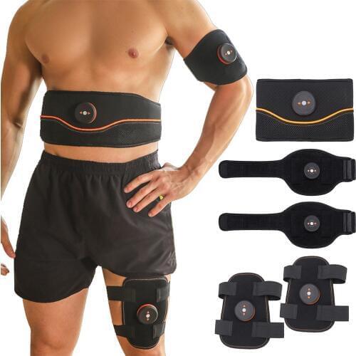 ABS Stimulator Abdominal Muscle Trainer EMS Vibro Shaper Fitness Electric Weight Loss Stickers Body Slimming Belt Wireless